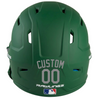 GRAY Custom Name & Number Baseball Softball Batting Helmet Decal - Youth Travel TeeBall T Ball High School