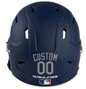 GRAY Custom Name & Number Baseball Softball Batting Helmet Decal - Youth Travel TeeBall T Ball High School