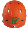 GREEN Custom Name & Number Baseball Softball Batting Helmet Decal - Youth Travel TeeBall T Ball High School