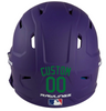 GREEN Custom Name & Number Baseball Softball Batting Helmet Decal - Youth Travel TeeBall T Ball High School