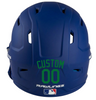 GREEN Custom Name & Number Baseball Softball Batting Helmet Decal - Youth Travel TeeBall T Ball High School