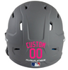 HOT PINK Custom Name & Number Baseball Softball Batting Helmet Decal - Youth Travel TeeBall T Ball High School