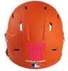 HOT PINK Custom Name & Number Baseball Softball Batting Helmet Decal - Youth Travel TeeBall T Ball High School