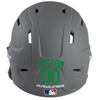 KELLY GREEN Custom Name & Number Baseball Softball Batting Helmet Decal - Youth Travel TeeBall T Ball High School