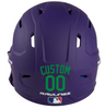 KELLY GREEN Custom Name & Number Baseball Softball Batting Helmet Decal - Youth Travel TeeBall T Ball High School
