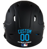 LIGHT BLUE Custom Name & Number Baseball Softball Batting Helmet Decal - Youth Travel TeeBall T Ball High School