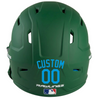 LIGHT BLUE Custom Name & Number Baseball Softball Batting Helmet Decal - Youth Travel TeeBall T Ball High School