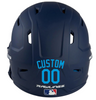 LIGHT BLUE Custom Name & Number Baseball Softball Batting Helmet Decal - Youth Travel TeeBall T Ball High School