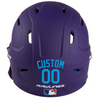 LIGHT BLUE Custom Name & Number Baseball Softball Batting Helmet Decal - Youth Travel TeeBall T Ball High School