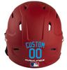 LIGHT BLUE Custom Name & Number Baseball Softball Batting Helmet Decal - Youth Travel TeeBall T Ball High School