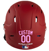 LIGHT PINK Custom Name & Number Baseball Softball Batting Helmet Decal - Youth Travel TeeBall T Ball High School