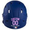 LIGHT PINK Custom Name & Number Baseball Softball Batting Helmet Decal - Youth Travel TeeBall T Ball High School