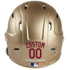 MAROON Custom Name & Number Baseball Softball Batting Helmet Decal - Youth Travel TeeBall T Ball High School
