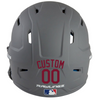 MAROON Custom Name & Number Baseball Softball Batting Helmet Decal - Youth Travel TeeBall T Ball High School
