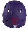 MAROON Custom Name & Number Baseball Softball Batting Helmet Decal - Youth Travel TeeBall T Ball High School