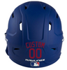 MAROON Custom Name & Number Baseball Softball Batting Helmet Decal - Youth Travel TeeBall T Ball High School