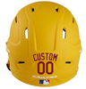 MAROON Custom Name & Number Baseball Softball Batting Helmet Decal - Youth Travel TeeBall T Ball High School