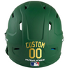 METALLIC GOLD Custom Name & Number Baseball Softball Batting Helmet Decal - Youth Travel TeeBall T Ball High School