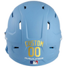 METALLIC GOLD Custom Name & Number Baseball Softball Batting Helmet Decal - Youth Travel TeeBall T Ball High School