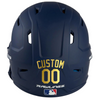 METALLIC GOLD Custom Name & Number Baseball Softball Batting Helmet Decal - Youth Travel TeeBall T Ball High School