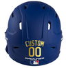 METALLIC GOLD Custom Name & Number Baseball Softball Batting Helmet Decal - Youth Travel TeeBall T Ball High School