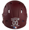 MONEY PRINT Custom Name & Number Baseball Softball Batting Helmet Decal - Youth Travel TeeBall T Ball High School