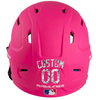 MONEY PRINT Custom Name & Number Baseball Softball Batting Helmet Decal - Youth Travel TeeBall T Ball High School