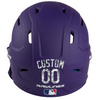 MONEY PRINT Custom Name & Number Baseball Softball Batting Helmet Decal - Youth Travel TeeBall T Ball High School