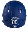 MONEY PRINT Custom Name & Number Baseball Softball Batting Helmet Decal - Youth Travel TeeBall T Ball High School