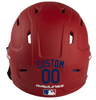 NAVY BLUE Custom Name & Number Baseball Softball Batting Helmet Decal - Youth Travel TeeBall T Ball High School