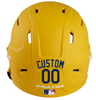 NAVY BLUE Custom Name & Number Baseball Softball Batting Helmet Decal - Youth Travel TeeBall T Ball High School