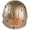 ORANGE Custom Name & Number Baseball Softball Batting Helmet Decal - Youth Travel TeeBall T Ball High School