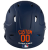 ORANGE Custom Name & Number Baseball Softball Batting Helmet Decal - Youth Travel TeeBall T Ball High School