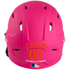 ORANGE Custom Name & Number Baseball Softball Batting Helmet Decal - Youth Travel TeeBall T Ball High School
