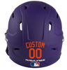 ORANGE Custom Name & Number Baseball Softball Batting Helmet Decal - Youth Travel TeeBall T Ball High School
