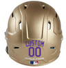 PURPLE Custom Name & Number Baseball Softball Batting Helmet Decal - Youth Travel TeeBall T Ball High School
