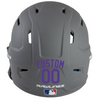 PURPLE Custom Name & Number Baseball Softball Batting Helmet Decal - Youth Travel TeeBall T Ball High School