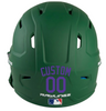 PURPLE Custom Name & Number Baseball Softball Batting Helmet Decal - Youth Travel TeeBall T Ball High School