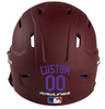PURPLE Custom Name & Number Baseball Softball Batting Helmet Decal - Youth Travel TeeBall T Ball High School