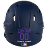 PURPLE Custom Name & Number Baseball Softball Batting Helmet Decal - Youth Travel TeeBall T Ball High School