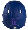 PURPLE Custom Name & Number Baseball Softball Batting Helmet Decal - Youth Travel TeeBall T Ball High School
