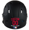 RED Custom Name & Number Baseball Softball Batting Helmet Decal - Youth Travel TeeBall T Ball High School