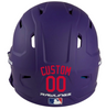 RED Custom Name & Number Baseball Softball Batting Helmet Decal - Youth Travel TeeBall T Ball High School