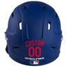 RED Custom Name & Number Baseball Softball Batting Helmet Decal - Youth Travel TeeBall T Ball High School