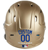 ROYAL BLUE Custom Name & Number Baseball Softball Batting Helmet Decal - Youth Travel TeeBall T Ball High School