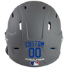 ROYAL BLUE Custom Name & Number Baseball Softball Batting Helmet Decal - Youth Travel TeeBall T Ball High School