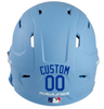 ROYAL BLUE Custom Name & Number Baseball Softball Batting Helmet Decal - Youth Travel TeeBall T Ball High School