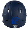 ROYAL BLUE Custom Name & Number Baseball Softball Batting Helmet Decal - Youth Travel TeeBall T Ball High School