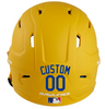 ROYAL BLUE Custom Name & Number Baseball Softball Batting Helmet Decal - Youth Travel TeeBall T Ball High School