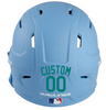 TEAL Custom Name & Number Baseball Softball Batting Helmet Decal - Youth Travel TeeBall T Ball High School
